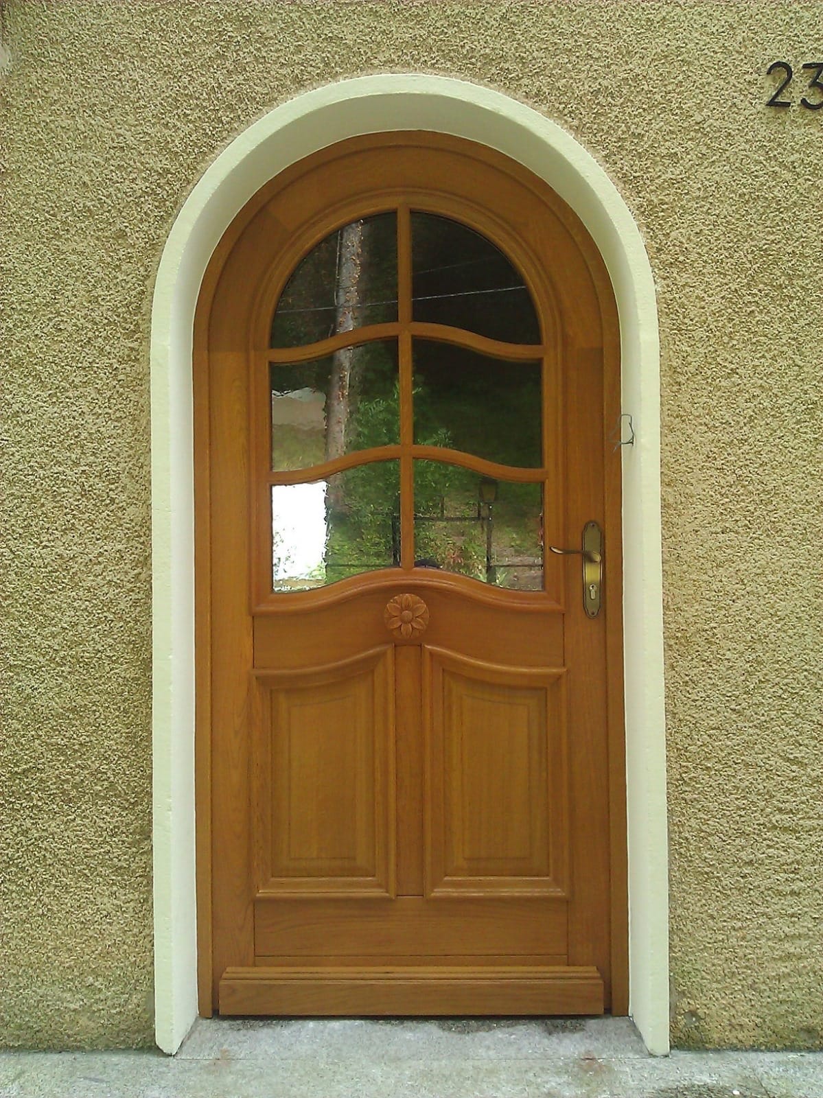 Portes D entr e Bois Massif Menuiserie Collin
