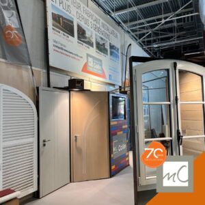 Stand Menuiserie Collin au Salon de l'Habitat de Metz - Hall B Stand B49