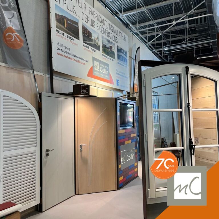 Menuiserie Collin au Salon de l'Habitat de Metz 2026 1 Stand Menuiserie Collin au Salon de l'Habitat de Metz - Hall B Stand B49